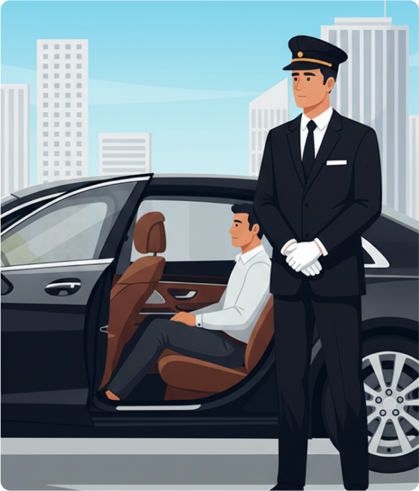 Professional chauffeur service